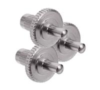 Mikinona 3pcs Thread Electric Guitar Bridge Studs Screws for Precise Saddle Adjustment Replacement Accessories for Enhanced Tuning Stability and Easy Maintenance