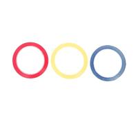 Mikinona 3Pcs Violin Cello Finger Position Labels Fretboard Tape for Beginners and Teachers Easy Stick Small Red Yellow Blue Strips for Accurate Note Guidance