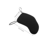 Mikinona 3Pcs Violin Chin Rest Pads Cotton Replacement Shoulder Rest Cushion for 4/4 and 3/4 Violin Black Comfortable Support and Viola Playing