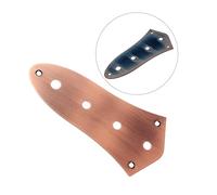 Mikinona 4 Control Plate for Guitar Aluminium Alloy Bronze Vintage Style Replacement for Electric Bass Fits Jazz Models