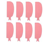 Mikinona 4 Pairs Silicone Eyelash Lift Pads Fish Shape Non Slip Lash Tools for All Eye Shapes Soft Silicone Eye Protectors Beginner Friendly DIY Lash Kit for Natural Curling Portable Beauty