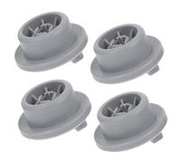 Mikinona 4 Pieces Dishwasher Wheels Lower Rack Replacement Parts 165314 Gray Dishwasher Accessories Rollers for Basket