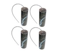 Mikinona 4 Sets Thunder Drum Musical DIY Science Experiment Spring Drum Noise Maker Percussion Instrument for Music Education and Sound Exploration