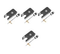 Mikinona 4 Sets Violin Cello Bow Frog Replacement Violin Accessory for Student Metal Bow Frog Supply for Instrument Professional Part Cello Replacement Tool