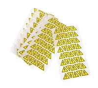 Mikinona 400pcs Self Adhesive Electric Warning Decals Triangle Danger Safety Signs for Electrical Cabinets Indoor Outdoor Weatherproof Electrical Warning Labels