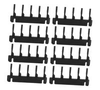 Mikinona 40pcs Second Generation Hair Extension Clips Black Metal Snap Buckle for Quick Reinstallation and Enhanced Stability Hair Styling Tools for Women