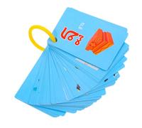 Mikinona 45Pcs Thai Language Flash Cards for Bright Picture Cards Educational Learning Materials Speech Therapy Tool Early Education for Language Building