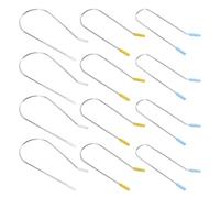 Mikinona 48pcs Replacement Clips for Hot Rollers Heatproof Stainless Steel Curler Pins with Secure Hold for Salon and Home Hair Styling