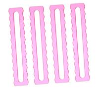 Mikinona 4pcs Acrylic Mahjong Line Reader Cards with Scalloped Edges Beginner-friendly Mahjong Rules Helper for Clear Rule Reference Precise Tile Marking and Home Entertainment Accessory