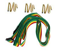 Mikinona 4pcs Adjustable Nylon Drum Straps for African Djembe Hand Drums Portable Ergonomic Shoulder Belts with Buckles for Comfortable Stage Performance and Marching Percussion Accessories
