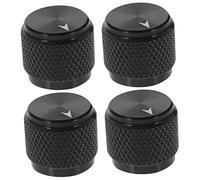 Mikinona 4pcs Aluminum Alloy Guitar Volume Knob Replacement Inner Tone Control Knobs for Instrument Accessories
