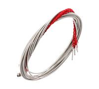 Mikinona 4pcs Bass Guitar Strings Set Durable Construction Easy Installation Stylish Design for Rock Jazz Musicians Compatible with String Bass Guitars