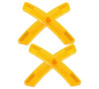 Mikinona 4pcs Bicycle Wheel Reflectors Plastic Spoke Reflectors for Bike Wheels Night Riding Safety Enhancer Easy Installation for Mountain and Road Bikes