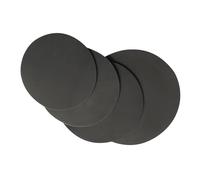 Mikinona 4pcs Black Drum Dampeners Practice Pad Set Made of Tear-resistant Foams for Drum Silencing and Noise Reduction Suitable for Practicing and Personal Use