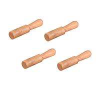 Mikinona 4Pcs Buddha Sound Bowl Stick for Singing Bowl Mallet, Wooden Effect Striker for Meditation and Yoga
