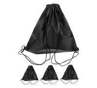 Mikinona 4pcs Drawstring Backpack Bags Oxford Cloth Sports Gym Sack Bag for Men Women Motorcycle Helmet