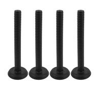 Mikinona 4pcs Dumbbell Connecting Rods and Kettlebell Connector Bars for Strength Training Accessories, Made of Sturdy Pp Material with Easy Installation, for Home Gym Full Body Workout