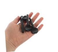 Mikinona 4PCS Ebony Violin Tuner Pegs Fine Tuner String Pegs Replacement for Acoustic Violins Stable Precise Tuning Easy Installation Fiddle Accessories for Violinists
