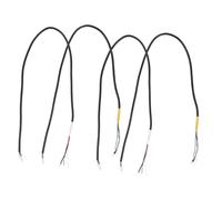 Mikinona 4pcs Electric Guitar Wiring Harness Kit Shielded Cable Audio Patch Wire Replacement for Electric Bass Guitar Accessories Easy Installation Circuit Hookup