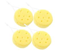 Mikinona 4pcs Exfoliating Body Scrubber Shower Sponge Loofah for Soft and Cleansing for Daily Use Absorbs Bath Liquid for Rich Foams Present for Friends and Family