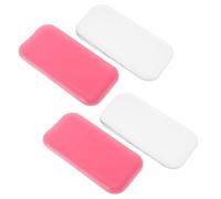 Mikinona 4pcs Eyelash Extension Silicone Pads Comfortable Forehead Cushions for Lash Placement Reusable and Eyelash Grafting Tools Includes and
