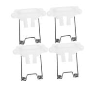 Mikinona 4pcs Hair Clipper Replacement Parts Set with Swing Head and Fixed Guide Block, Electric Clipper Tension Springs for DIY Salon and Home Hair Cutting Accessories