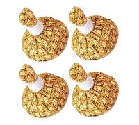 Mikinona 4pcs Herbal Massage Balls Soft Thai Aroma Compress Balls for Spa Travel Relaxation Versatile Massager Tool with Herbal Formula for Muscle Relief Wellbeing