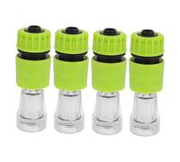Mikinona 4pcs High Pressure Washer Inlet Filter Connector Transparent Water Filter for Car Washing Machine Hose Adapter Impurity Filtration with Quick Connect