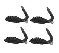 Mikinona 4pcs Integrated Saddleshaped Eyeglass Nose Pads Lightweight Metal Anti-slip Eyewear Support for Cycling Running Outdoor Sports Glasses Replacement