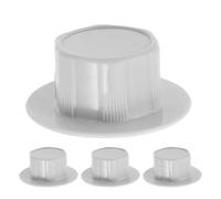 Mikinona 4pcs Kids Slide Screw Caps Replacement - Plastic Nut Covers for Playground Equipment - Children Slide Fixing Accessory - Easy Installation, 1.2inch ID