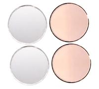 Mikinona 4pcs Nail Palette Plate Display Pedicure Product Nail Charms Nail Kits For Nails False Nails Gel Nail Stickers Manicure Nail Polish Palette Nail Light Fake Nails Brushes Glass