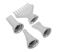 Mikinona 4pcs Pet Hair Dryer Nozzle Dog Grooming Blower Concentrator Nozzle Plastic Styling Attachments for Hair Blower Dryer Replacement Adapter