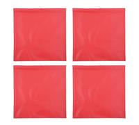 Mikinona 4PCS Safety Warning Flags with Wire Loop - Red Visibility Flags for Truck, Trailer Oversize Load and Pedestrian Crossing Alerts 18x18''