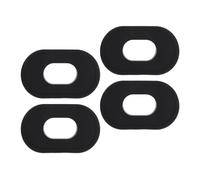 Mikinona 4Pcs Silicone Diving Mouthpiece Replacement Set Soft Non-Bite Regulator Mouthpiece with Lip Protector Black Silicone Scuba Snorkel for Diving and Snorkeling Use