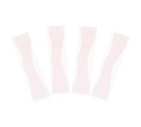 Mikinona 4pcs Silicone Eyelash Extension Pads Soft Reusable Wave Shape Lash Holders Forehead Isolation Pallets for Professional Lash Technicians and DIY Enthusiasts Sensitive Skin