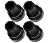Mikinona 4pcs Skid Cane Tips Replacement Trekking Pole Foot Covers for Walking Sticks Non Slip Ferrules for Crutches and Elderly Safety Lightweight and Easy to Install
