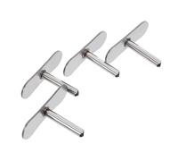 Mikinona 4pcs Stainless Steel Coconut Opener Reusable Punch Tool for Clean in Raw Coconuts Easy Safe Handheld