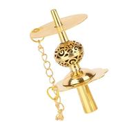 Mikinona 4pcs Suona Horn Replacement Accessories Suona Core Supply Cucurbit Suona Core Suona Accessories Suona Repairing Core Disk Simple Suona Disk Hulu Trumpets Air Plate Copper Golden