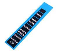 Mikinona 4pcs Violin Fretboard Stickers Intonation Marker Decals for 1/2 Size Violin Beginner Fingerboard Label for Practice and Learning