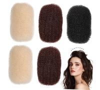 Mikinona 4sets Hair Updo Accessories Clip on Ponytail Hair Padding for Women 5pcs*4