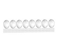 Mikinona 4sets Nail Art Display Nail Colours Wheel Decorations Shapes Chart Display Stands Stand Practice Holder False 30pcs*4