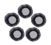 Mikinona 5 Pcs Elastic Ballet Hair Nets for Buns Mesh Hair Accessories for Women Girls Ideal for Dance Skating Performance Use Comfortable Fit Big Hole Design