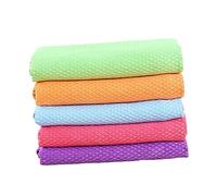 Mikinona 5 Pcs Fiber Cleaning Cloths Highly Absorbent Reusable Kitchen Towels for Glass Table Window Cleaning Soft Quick Dry Microfiber Wipes for Home and Bathroom Random Random Color