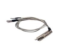 Mikinona 5-Piece Acoustic Guitar Pickup Stick Set Passive Piezo Rods for 3-String Instruments for Cigar Box and Folk Guitars