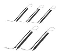Mikinona 5 Sets Portable Stylus Drawing Pen with Spring Rope Lanyard Accurate Touchscreen Stylus for Resistive Screens Lightweight and Ultraresponsive Writing and Sketching Pens for Tablets