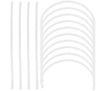 Mikinona 50 pcs Flexible Saxophone Cleaning Brush for Flute Clarinet Wind Instruments Portable Lightweight Maintenance Tool for Key and Pipe Cleaning