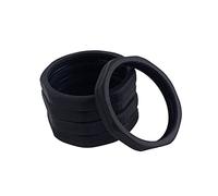 Mikinona 50mm Microphone Anti-fall and Anti-slip Sleeve 5pcs Mic Protection Rings for Handheld Microphones Sturdy Anti-rolling Mic Holder for Live Streaming and Recording
