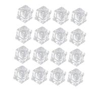 Mikinona 50pcs Acrylic Fake Ice Cubes Reusable Ice Cube for Fish Tank Decor Molds