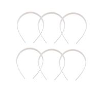 Mikinona 50pcs Diy Hair Band Plastic Hair Headband Hoops for Women Girls Head Bands Adult Women for Fashion Outfit