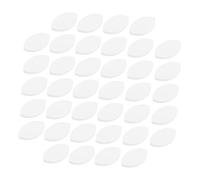 Mikinona 50pcs Eye Shaped Practice Sponges for Eyelash Extension Training Soft Reusable Makeup Tool for Beginners Mimics Real Eyelashes for Accurate Application